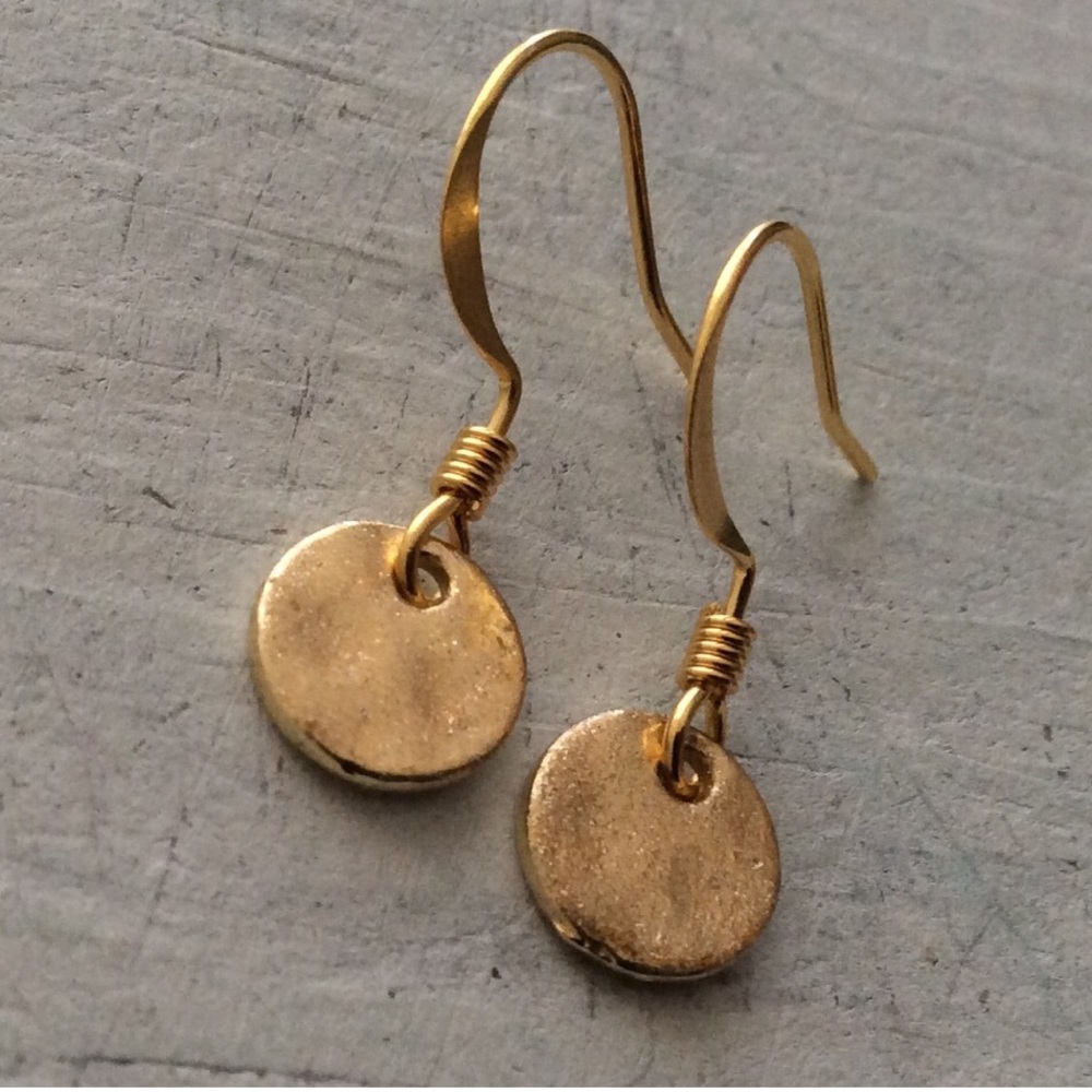 Simple style everyday earrings gold plated